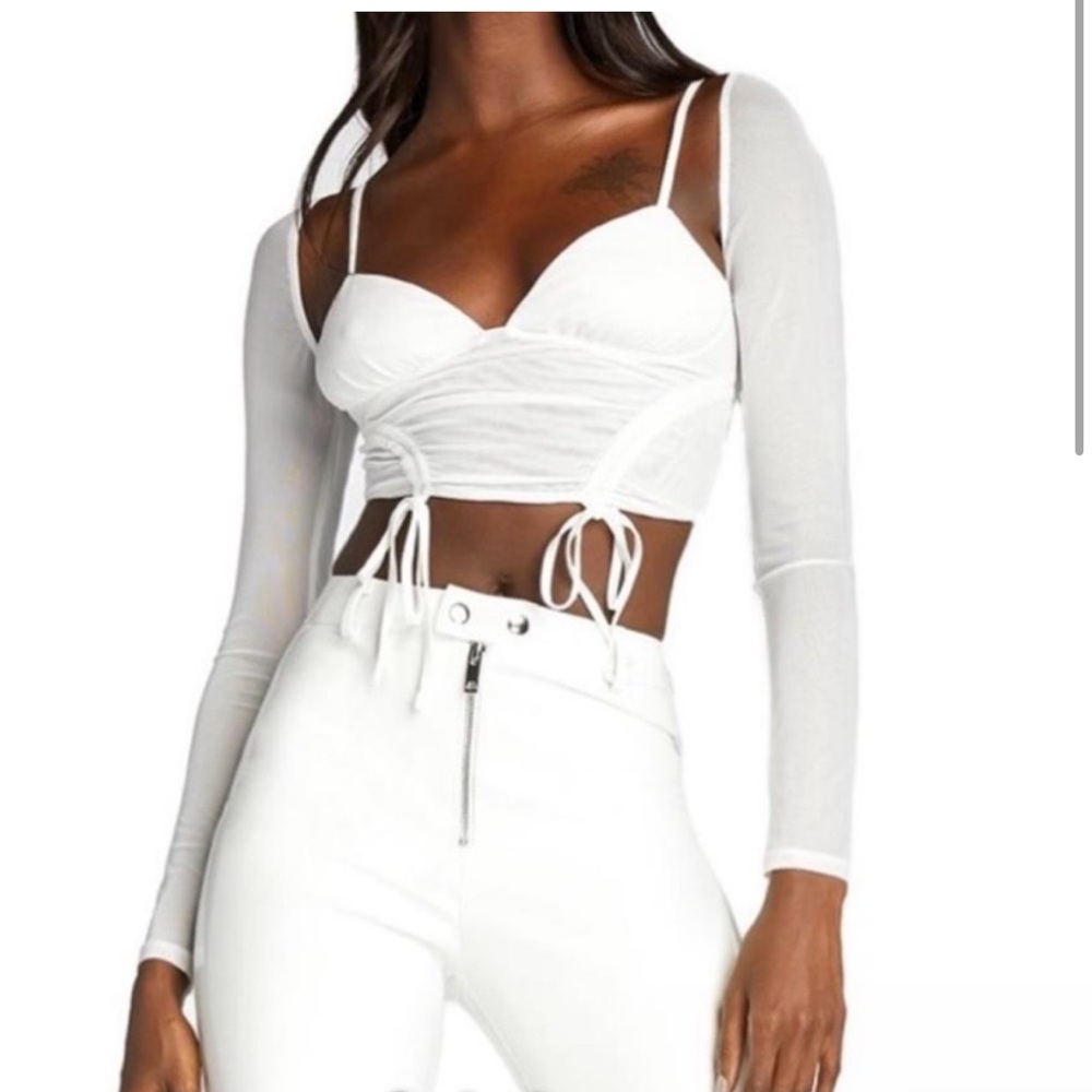 I AM GIA Asteria Mesh Top